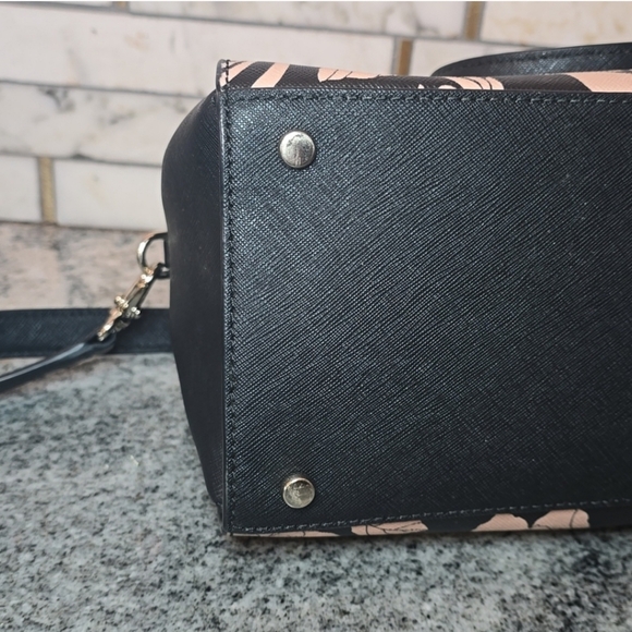 Kate Spade Laurel Way Reiley Gardenia Dome Satchel Bag Crossbody Bag - Picture 3 of 9